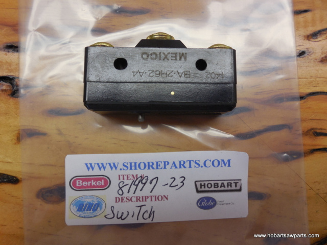 HOBART MIXER GRINDER SAFETY SWITCH 81997-23 FOR MODELS 4346, 4352